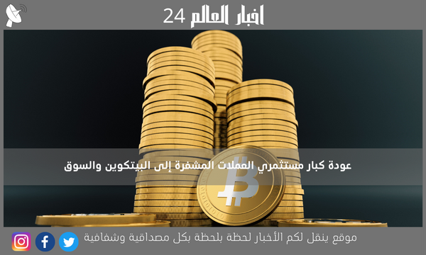 عودة كبار مستثمري العملات المشفرة إلى البيتكوين والسوق