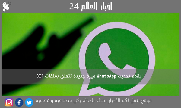 يقدم تحديث WhatsApp ميزة جديدة تتعلق بملفات GIF