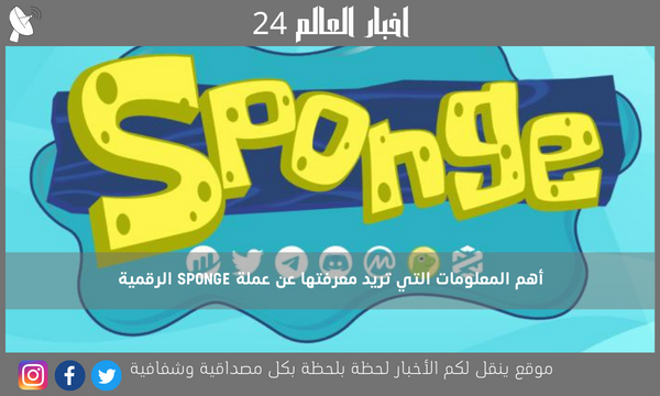 أهم المعلومات التي تريد معرفتها عن عملة SPONGE الرقمية