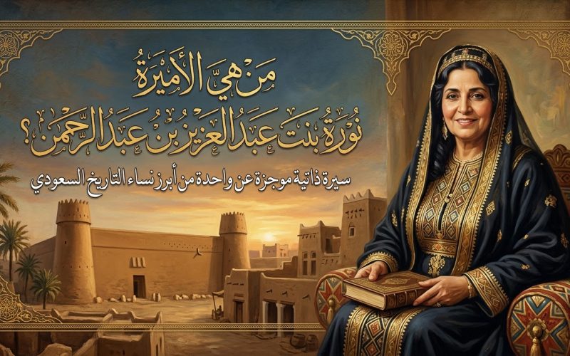 من هي الأميرة نورة بنت عبدالعزيز بن عبدالرحمن؟ سيرة ذاتية موجزة عن واحدة من أبرز نساء التاريخ السعودي